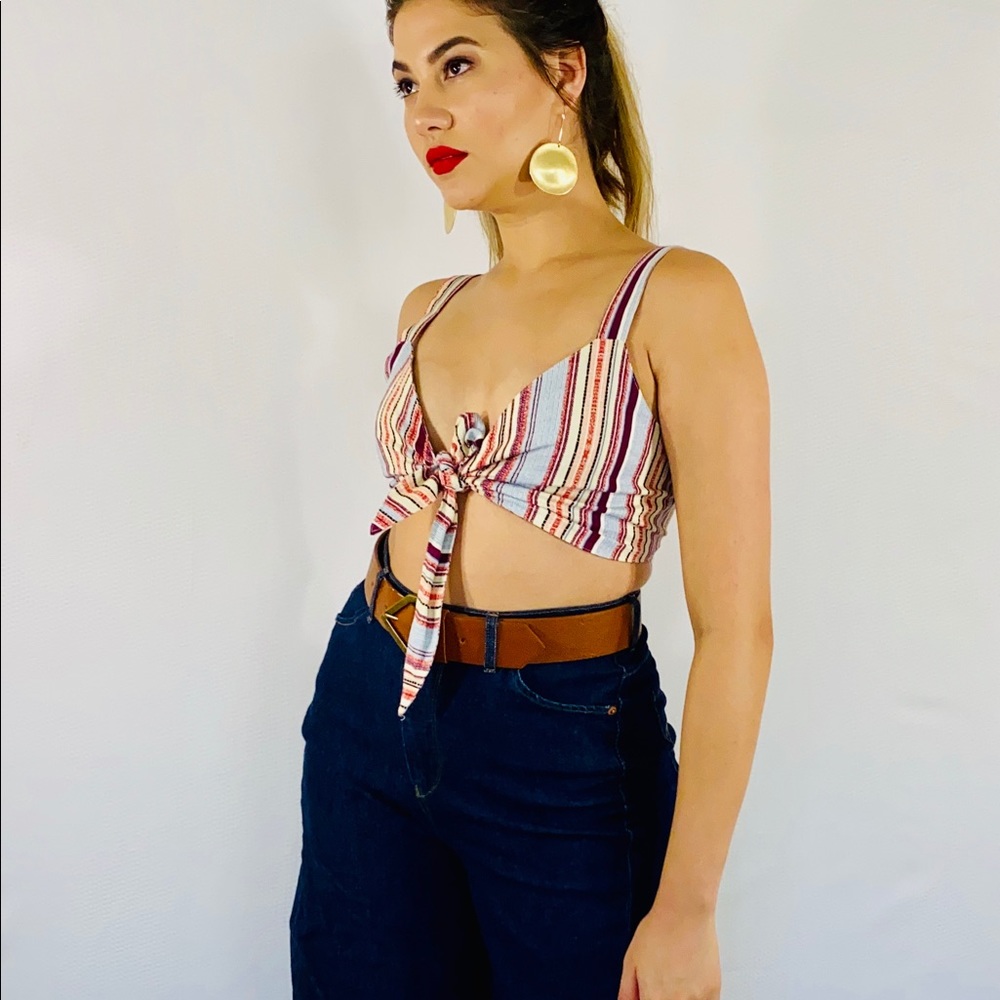 Striped Sleeveless Top | Jun & Ivy